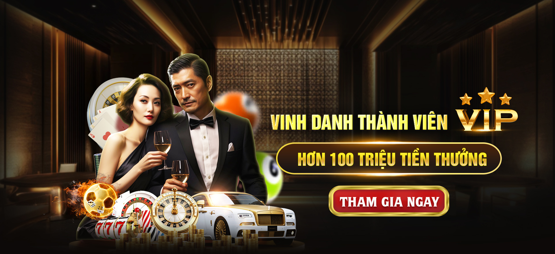 Hình ảnh quảng cáo của vm77 hiển thị nền tảng và các lợi ích