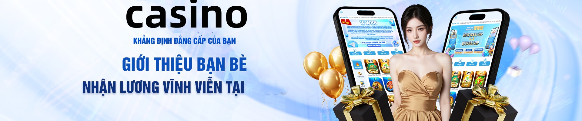 Hình ảnh quảng cáo của vm77 hiển thị nền tảng và các lợi ích