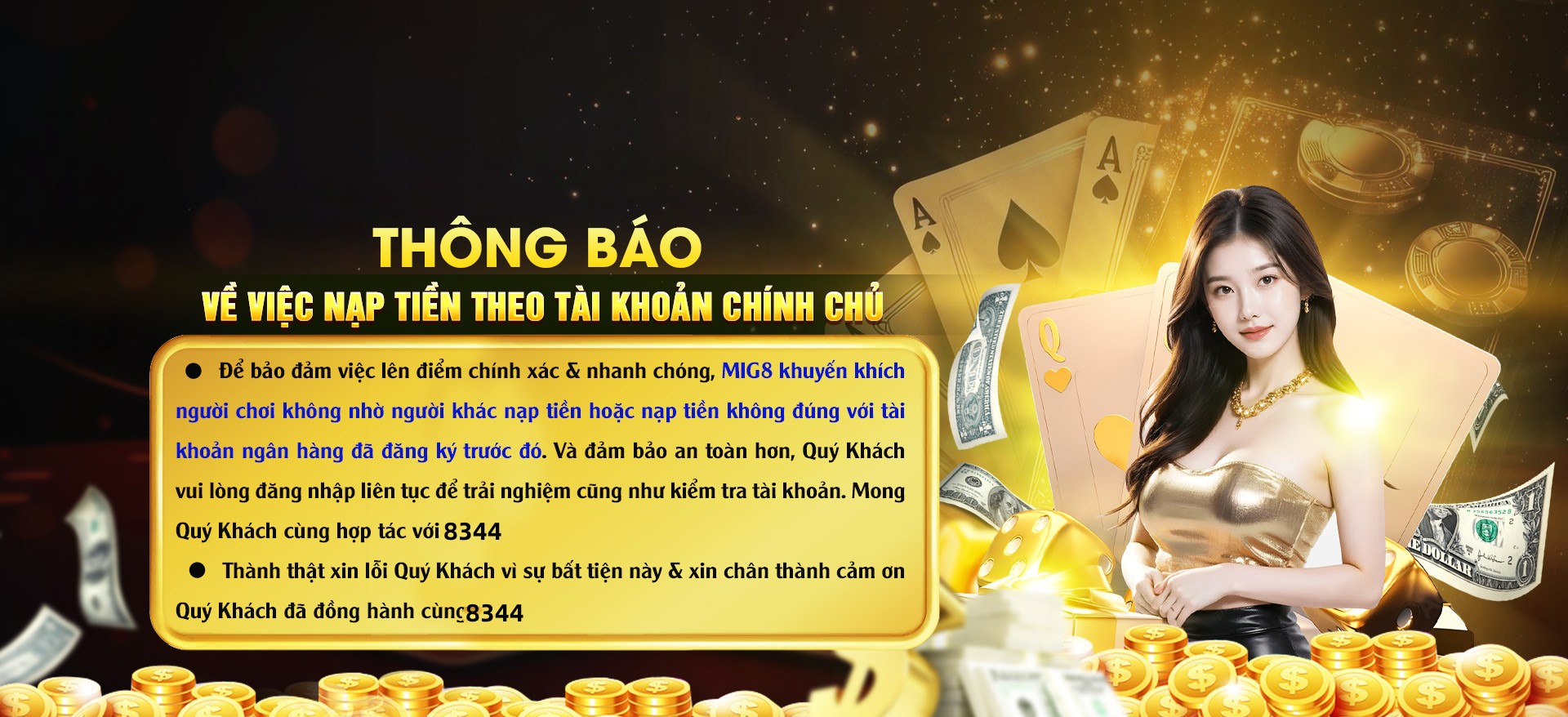 Hình ảnh quảng cáo của vm77 hiển thị nền tảng và các lợi ích